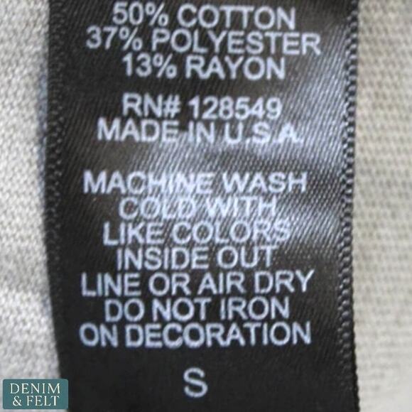 Aviator Nation Polo Shirt Small Light Grey Tri-Blend Soft Vintage Look - Picture 14 of 14